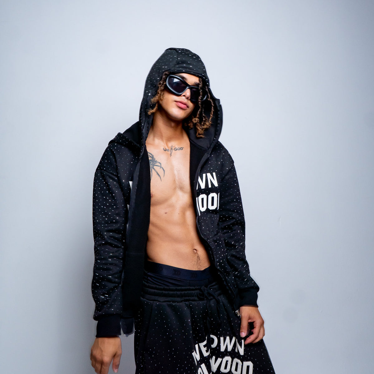 We Own Hollywood Rhinestone Hoodie
