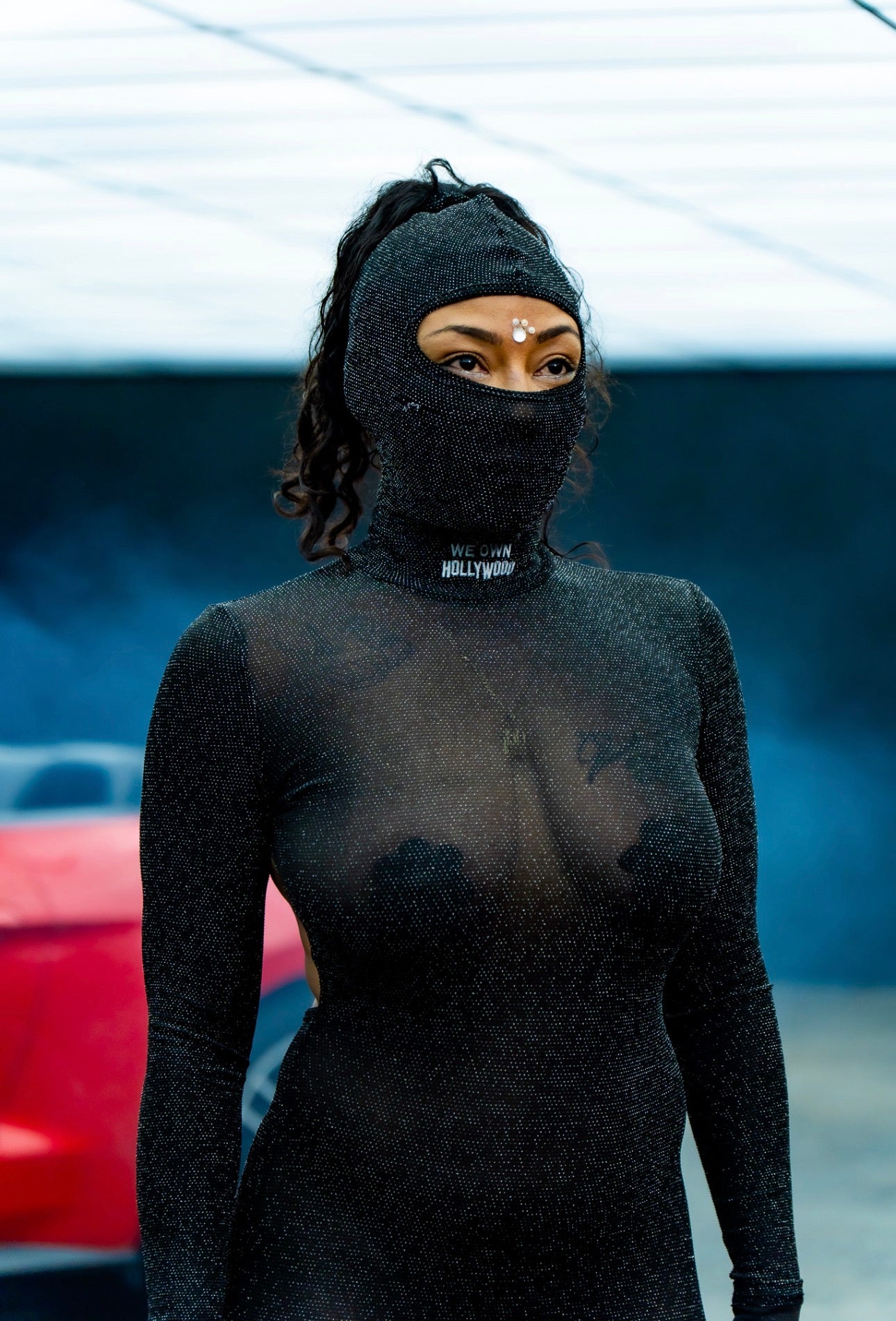 MASKED BODY SUIT