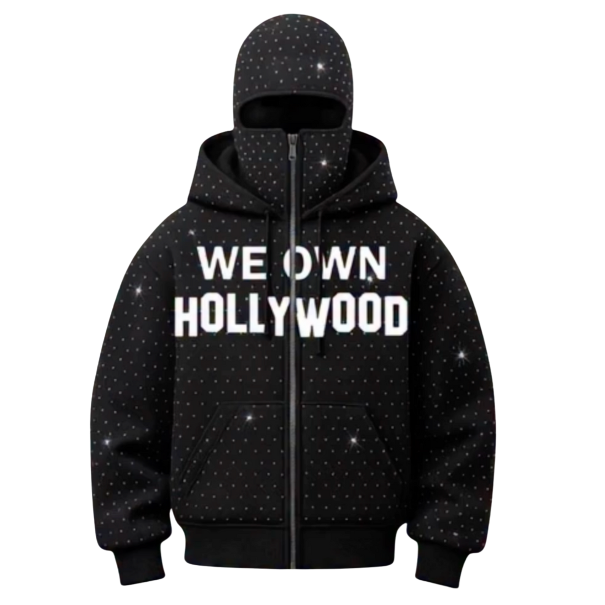 We Own Hollywood Rhinestone Hoodie